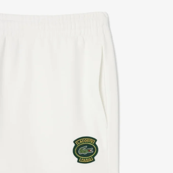 Fleece-tröja med emblem för herr