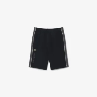 Färgblockerade fleece-shorts