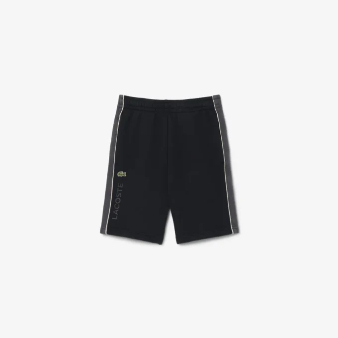 Färgblockerade fleece-shorts Färgblockerade fleece-shorts