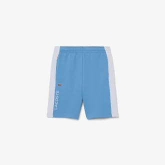 Färgblockerade fleece-shorts