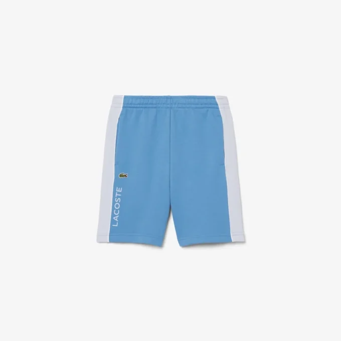 Färgblockerade fleece-shorts Färgblockerade fleece-shorts