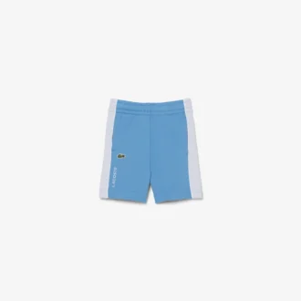 Färgblockerade fleeceshorts