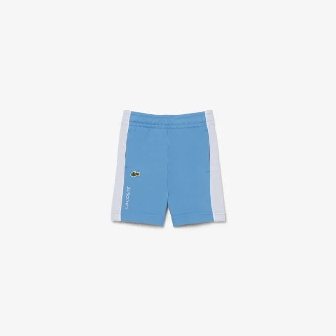Färgblockerade fleeceshorts Färgblockerade fleeceshorts