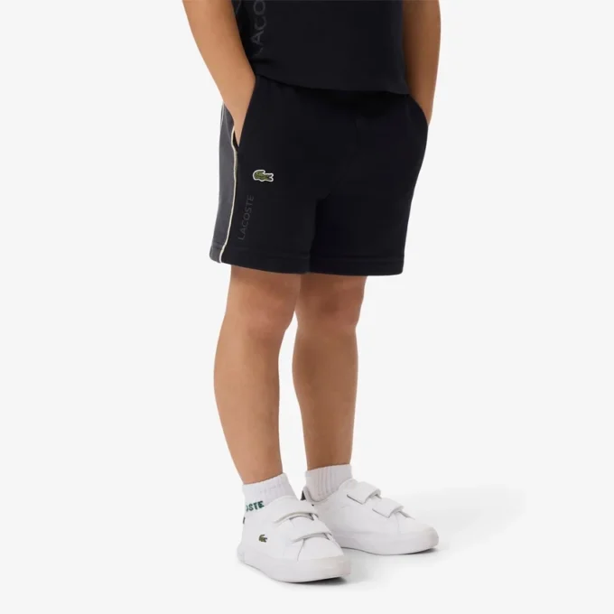 Färgblockerade fleeceshorts Färgblockerade fleeceshorts