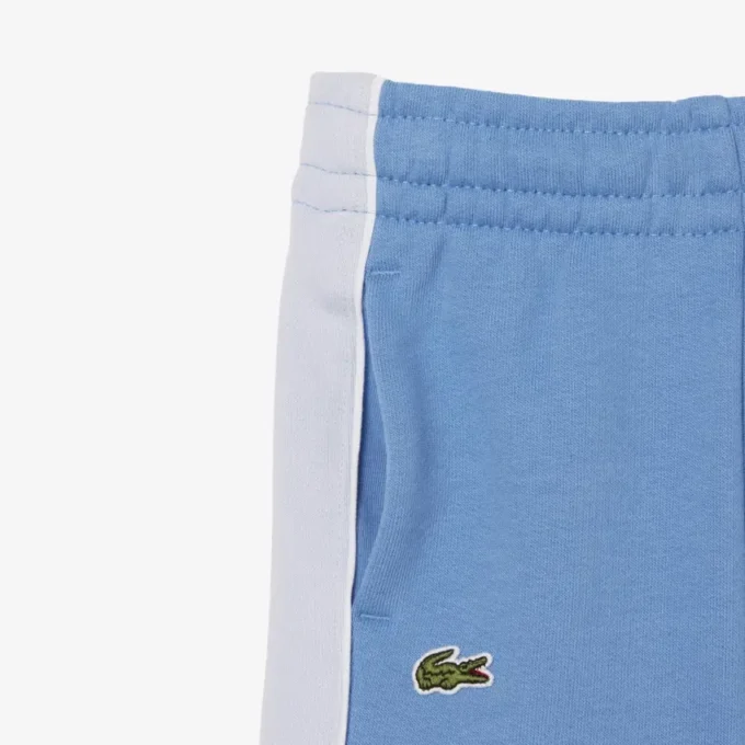 Färgblockerade fleeceshorts Färgblockerade fleeceshorts