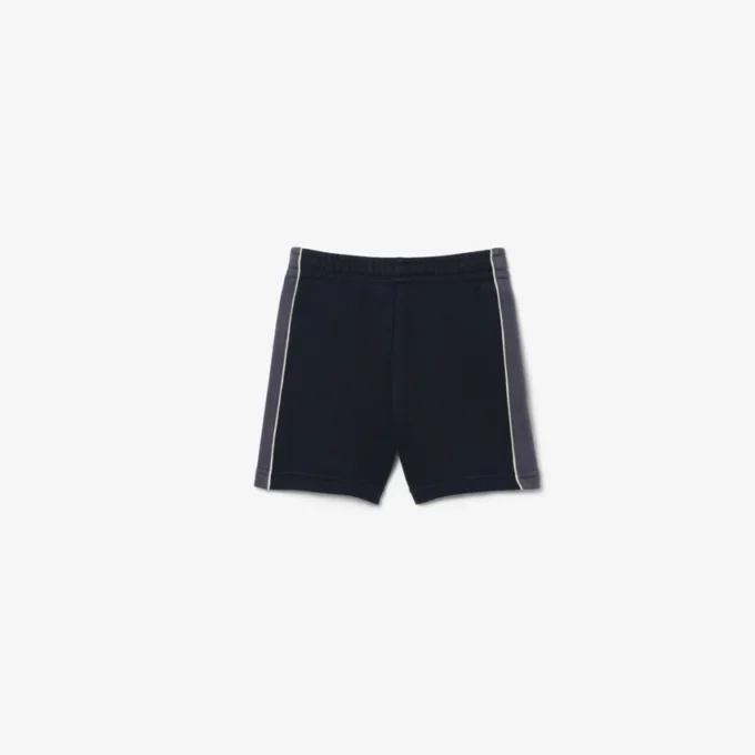 Färgblockerade fleeceshorts Färgblockerade fleeceshorts