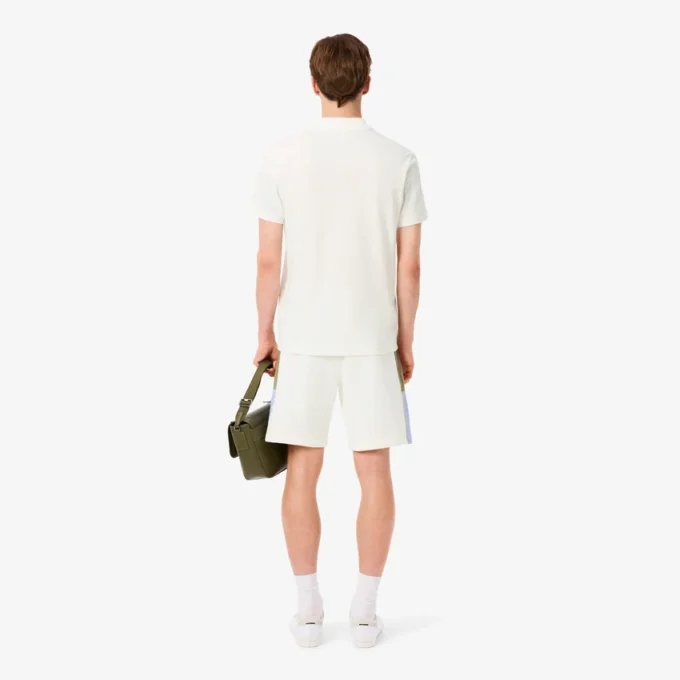 Färgblockerade fleeceshorts för herr Färgblockerade fleeceshorts för herr