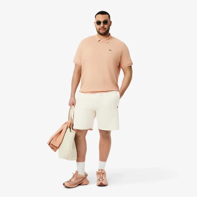 Färgblockerade shorts i bomullsfleece för herr Färgblockerade shorts i bomullsfleece för herr