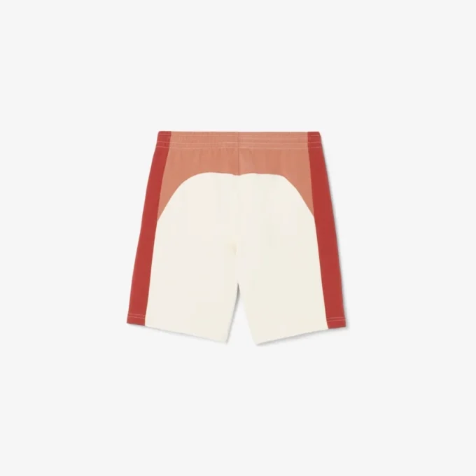 Färgblockerade shorts i bomullsfleece för herr Färgblockerade shorts i bomullsfleece för herr
