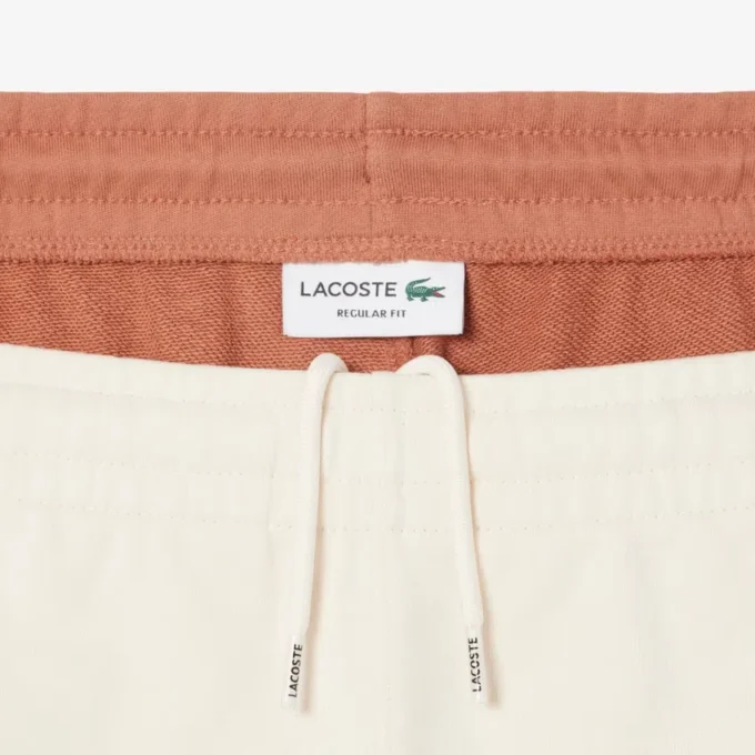 Färgblockerade shorts i bomullsfleece för herr Färgblockerade shorts i bomullsfleece för herr