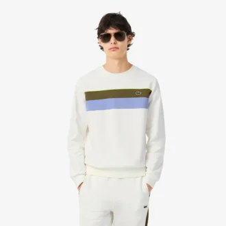 Färgkombinerad fleecesweatshirt för herr Färgkombinerad fleecesweatshirt för herr