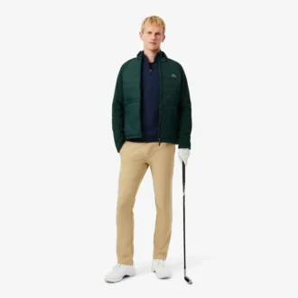 Golf-vindjacka med korta dragkedjor för herr