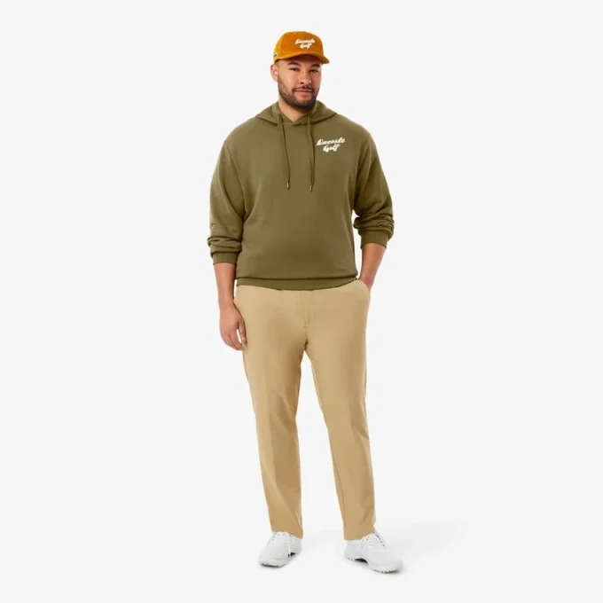 Golfhoodie i tryckt fleece för herr Golfhoodie i tryckt fleece för herr