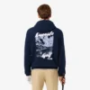 Golfhoodie i tryckt fleece för herr Golfhoodie i tryckt fleece för herr