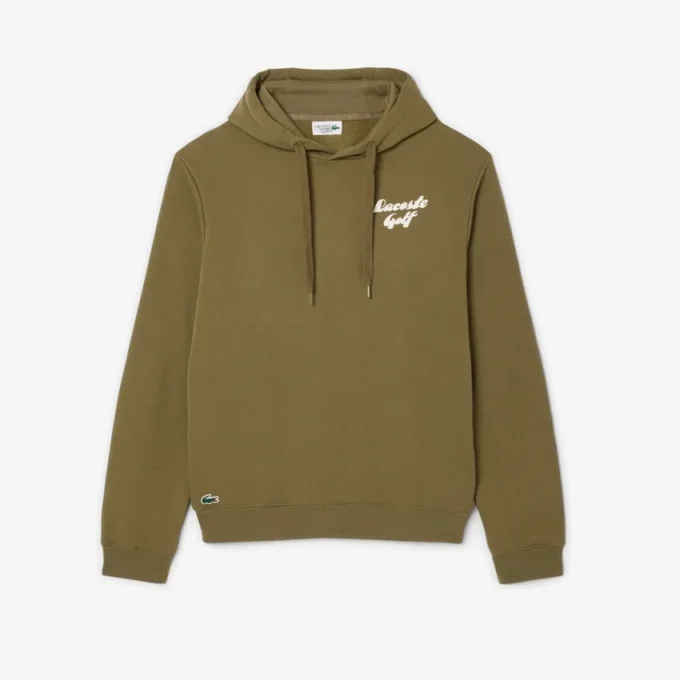 Golfhoodie i tryckt fleece för herr Golfhoodie i tryckt fleece för herr
