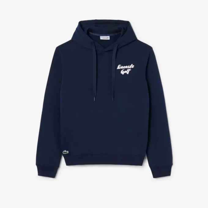 Golfhoodie i tryckt fleece för herr Golfhoodie i tryckt fleece för herr