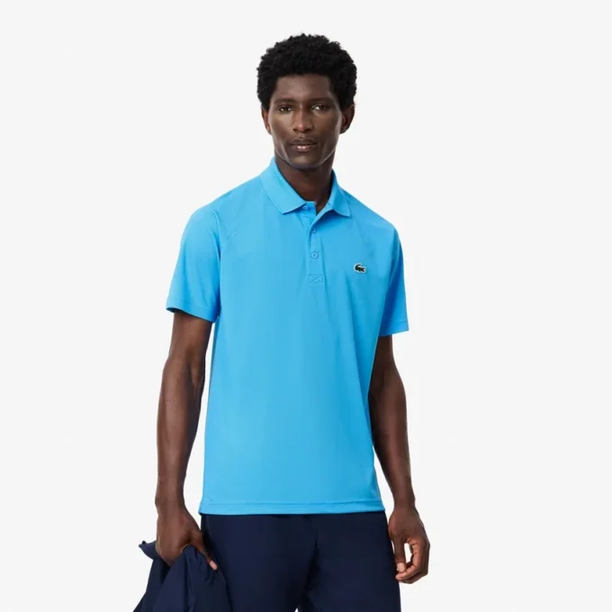 Golfpikétröja för män med normal passform och UV-skydd