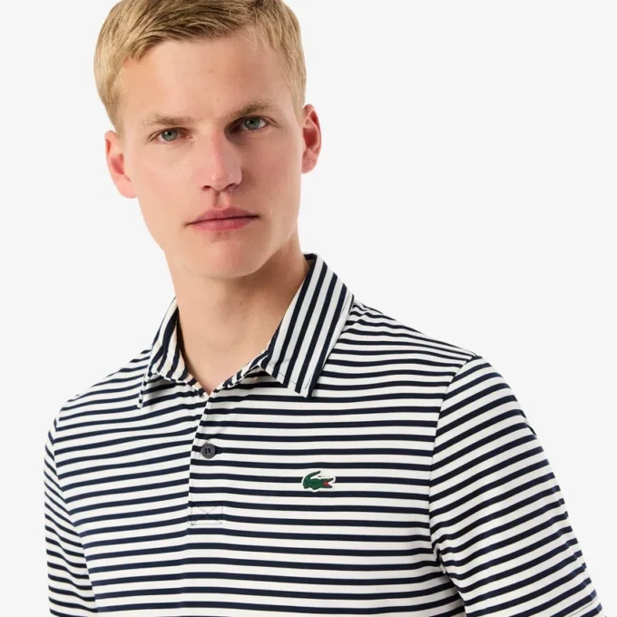 Golfpikétröja för män med normal passform och UV-skydd