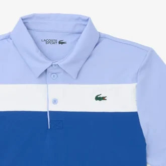 Golfpikétröja i regular fit för herr med färgblock