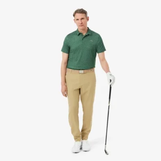 Golfpolo med tryck i normal passform