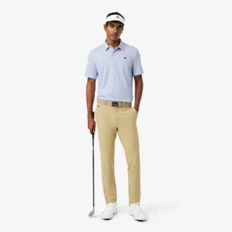 Golfpolo med tryck i normal passform