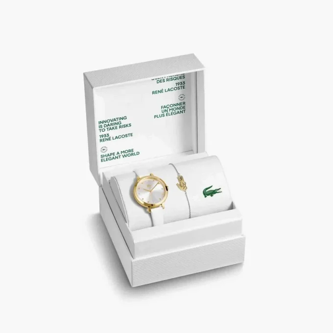 Gåvoset med damklocka och armband Gåvoset med damklocka och armband