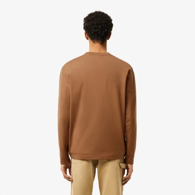 Henley-tröja med långa ärmar för män Henley-tröja med långa ärmar för män
