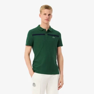 Herr-pikétröja i tennisstil med Ultra Dry-märke