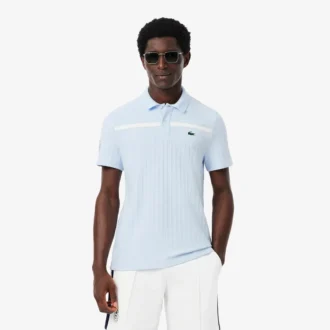 Herr-pikétröja i tennisstil med Ultra Dry-märke