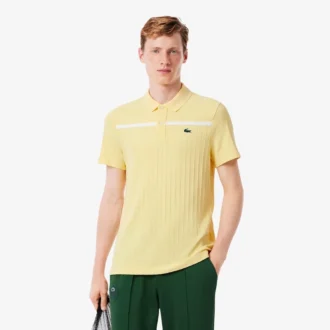 Herr-pikétröja i tennisstil med Ultra Dry-märke