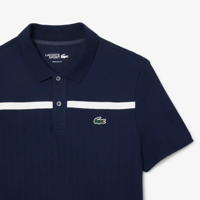 Herr-pikétröja i tennisstil med Ultra Dry-märke