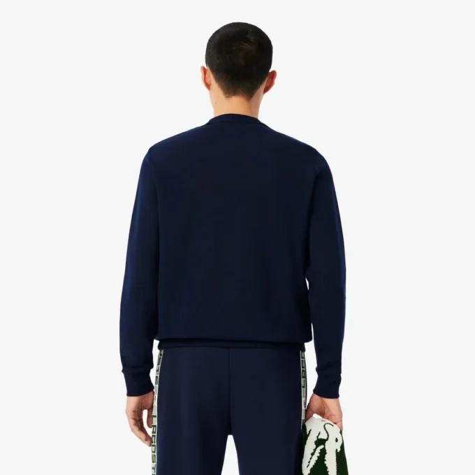 Herr-Sweatshirt med märkesränder för tennis