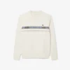Herr-Sweatshirt med märkesränder för tennis Herr-Sweatshirt med märkesränder för tennis