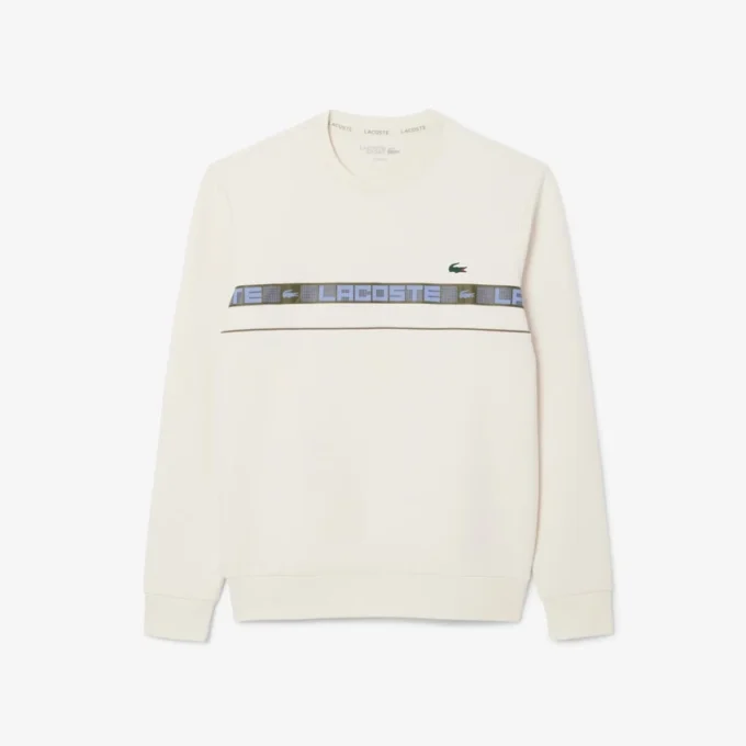 Herr-Sweatshirt med märkesränder för tennis Herr-Sweatshirt med märkesränder för tennis