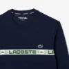 Herr-Sweatshirt med märkesränder för tennis