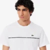 Herr-T-shirt i bomullsjersey med logotyp Herr-T-shirt i bomullsjersey med logotyp