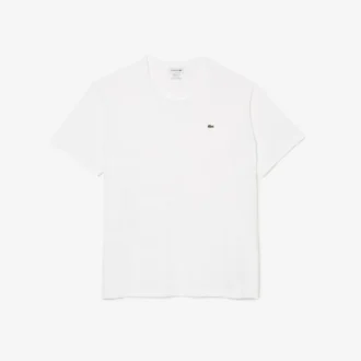 Herr-T-shirt i bomullsjersey med rund hals och stor passform