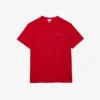 Herr-T-shirt i bomullsjersey med rund hals och stor passform Herr-T-shirt i bomullsjersey med rund hals och stor passform