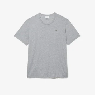 Herr-T-shirt i bomullsjersey med rund hals och stor passform