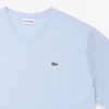 Herr-T-shirt i Pima-bomull med V-ringning i stor storlek Herr-T-shirt i Pima-bomull med V-ringning i stor storlek