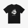 Herr-T-shirt med krokodil i stor storlek för sport
