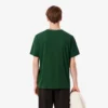 Herr-T-shirt med randig hals, tillverkad i Frankrike Herr-T-shirt med randig hals, tillverkad i Frankrike