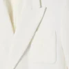 Herrblazer med dubbelknäppning och broderad Heritage-logotyp Herrblazer med dubbelknäppning och broderad Heritage-logotyp