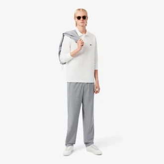 Herrbyxor i flanell med regular fit