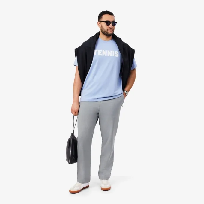 Herrbyxor i flanell med regular fit Herrbyxor i flanell med regular fit