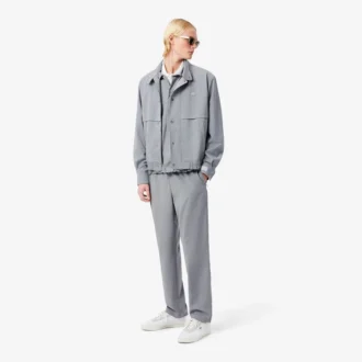 Herrbyxor i flanell med regular fit