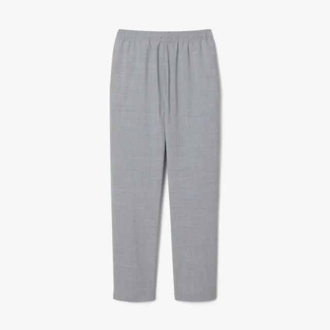 Herrbyxor i flanell med regular fit Herrbyxor i flanell med regular fit