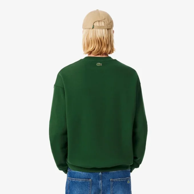 Herre-fleecesweatshirt med Heritage-broderi Herre-fleecesweatshirt med Heritage-broderi