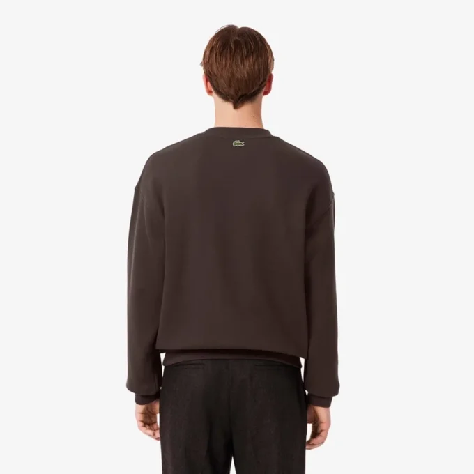 Herre-fleecesweatshirt med Heritage-broderi Herre-fleecesweatshirt med Heritage-broderi