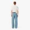 Herrjeans i bomullsdenim med 5 fickor och lös passform Herrjeans i bomullsdenim med 5 fickor och lös passform